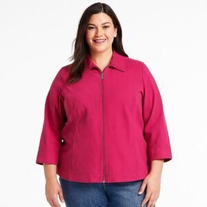 Faded Glory Women's Light Weight Full-Zip Jacket Size 16W